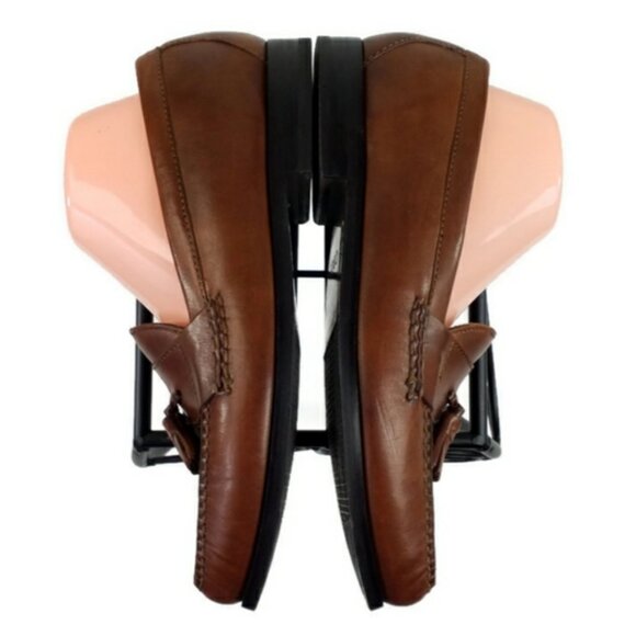 Cole Haan C12770 Pinch Grand Papaya Brown Tasseled Slip-On Loafer Shoe Mens 9.5M main image 5